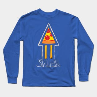 Pizza - French Fry - Skier Long Sleeve T-Shirt